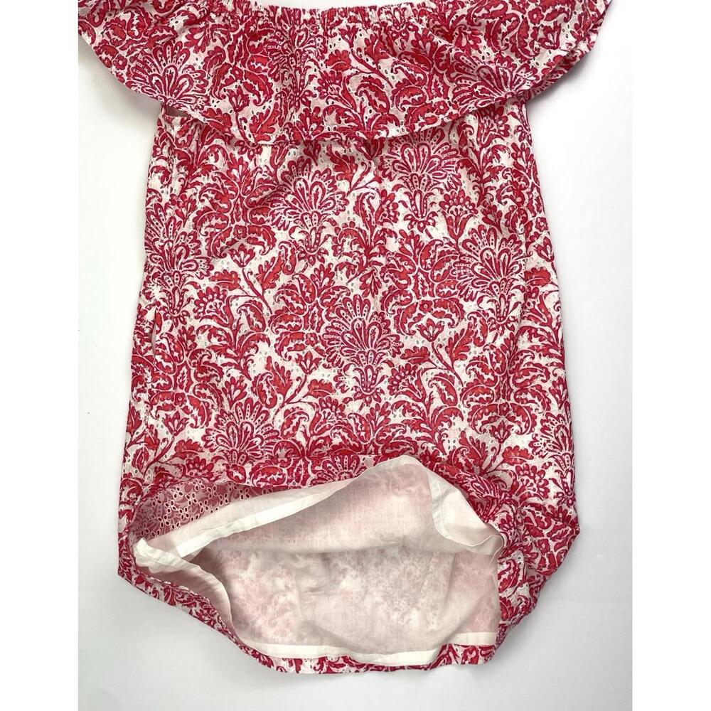 Tommy Bahama Women's Harbor Eyelet Mini Dress Fully Lined Passion Pink Size XS - Picture 5 of 10